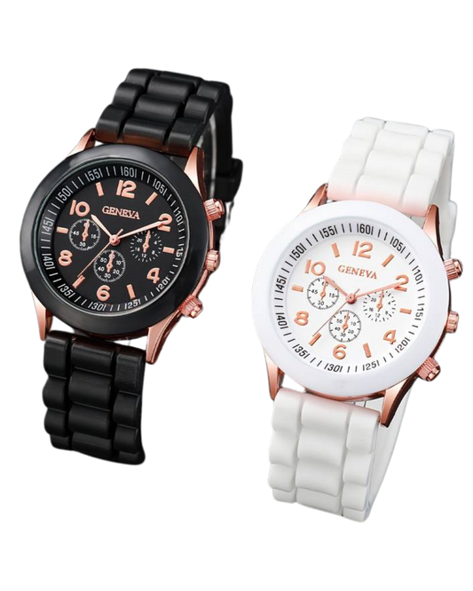 COMBO RELOJ Y PULSERA MAGNÉTICA